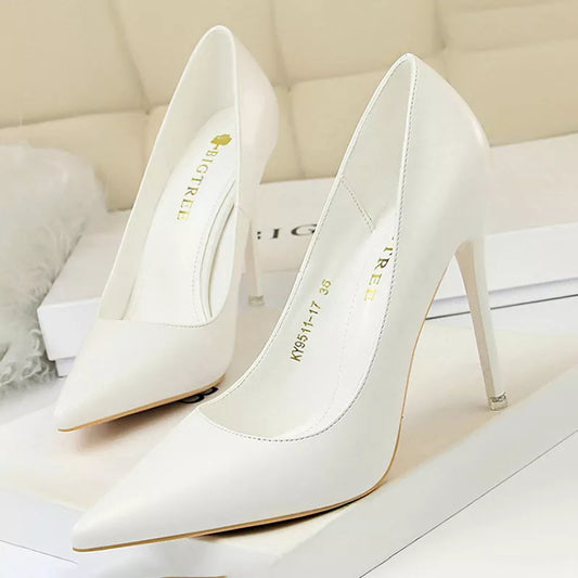 Shoes Women Pumps Fashion High Heels